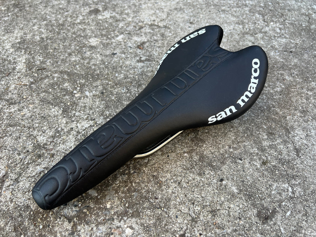 Selle San Marco Ponza Black Road Bike Racing Saddle 226g 270x125mm