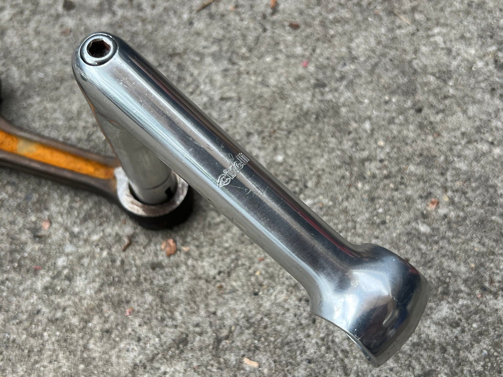 Cinelli 1A 26.4x130mm 1” Road Silver Drop Vintage Road Quill Stem
