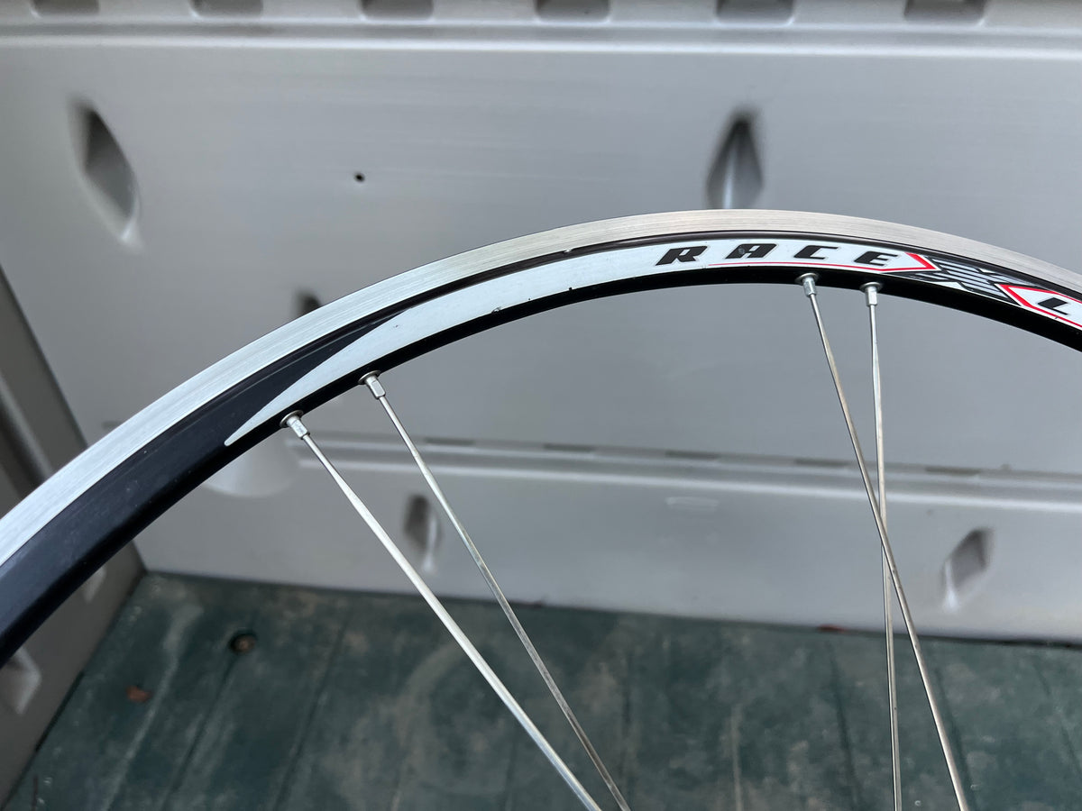 Bontrager Race Lite 700c Clincher 8/9/10 Speed Road Black Wheelset Wheels 130