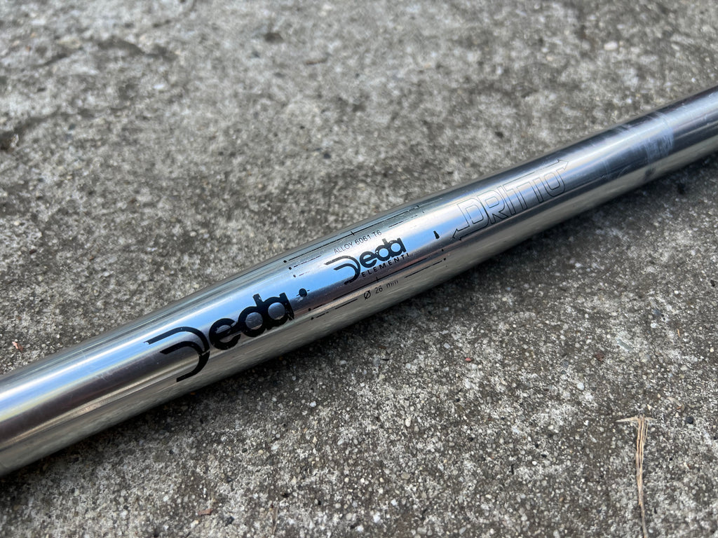 Deda Dritto 26.0x500cm 50cm Road Track Silver Narrow True Flat Bars