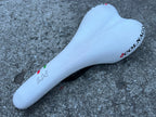 Colnago X1 Saddle 285x130mm Road Bike Racing White Italy Vintage Italian