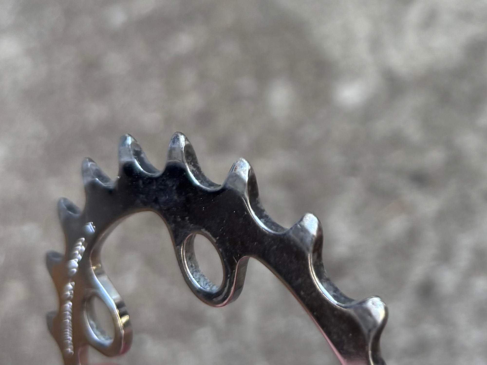 Shimano 58 BCD 22T Granny Small Chainring Steel Chrome Vintage MTB