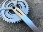 FREE SHIP CODA 502M 175mm Triple Vintage MTB Mountain Bike Silver Cannondale Crankset