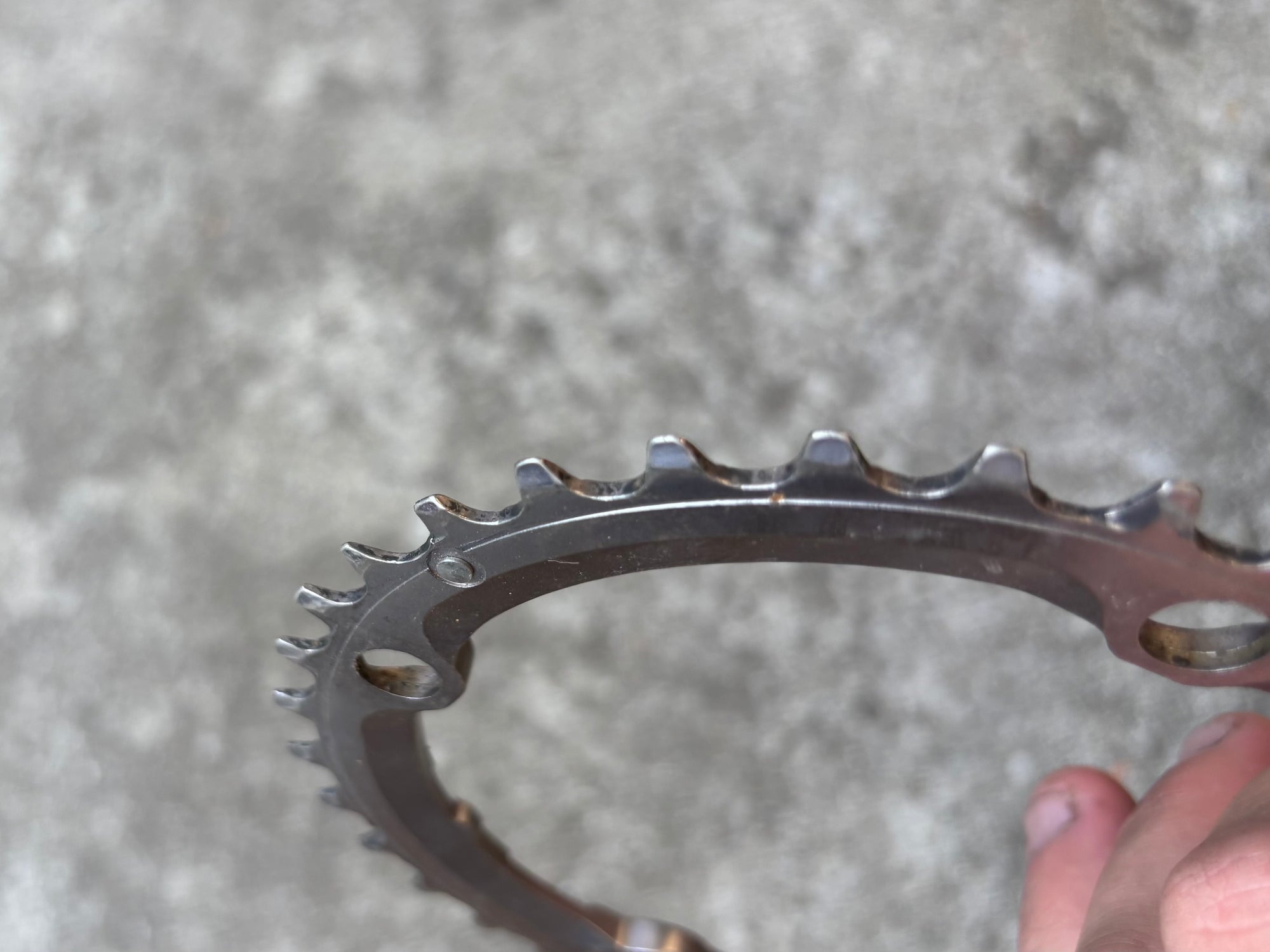 Shimano XTR M952 112 BCD 34T 9 Speed 4 Bolt Middle Vintage MTB Chainring