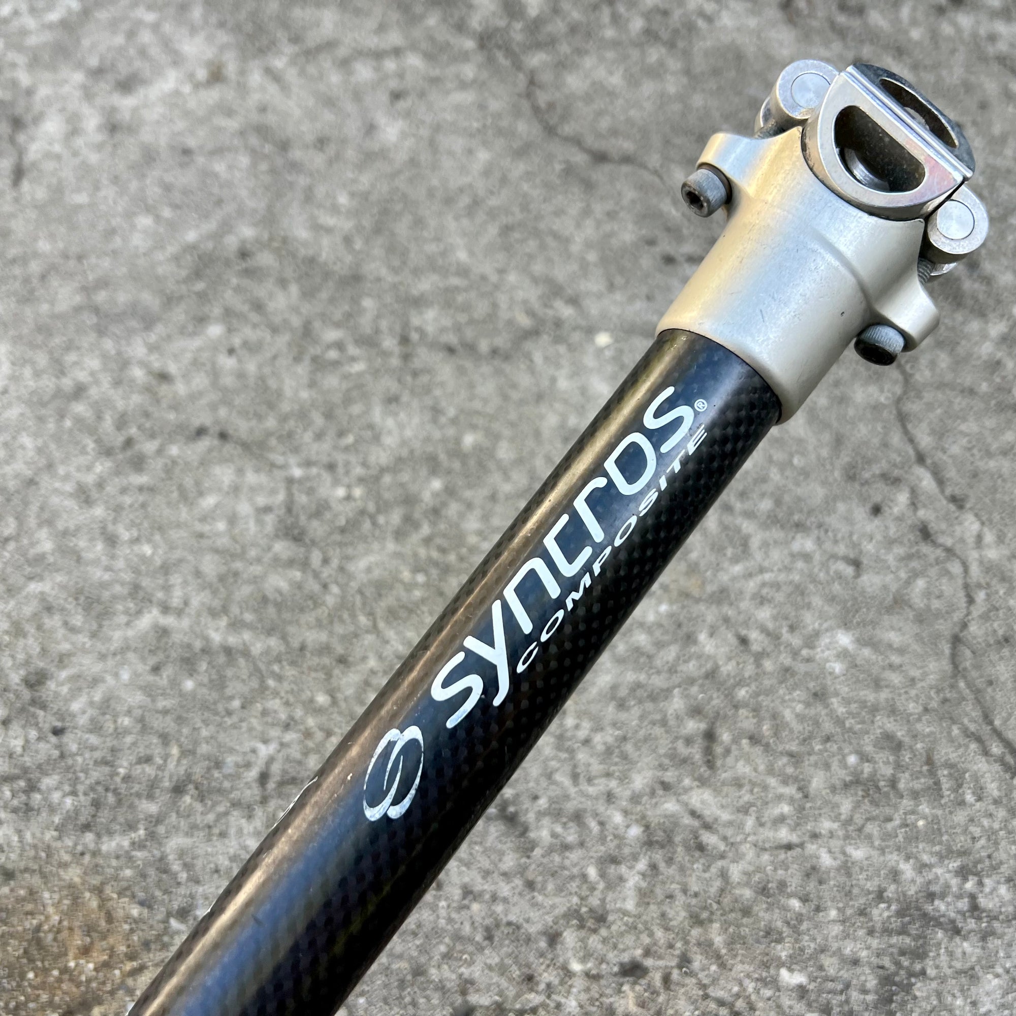 Syncros Composite Carbon Seatpost 27.2x350 Vintage Road MTB Mountain Bike Black
