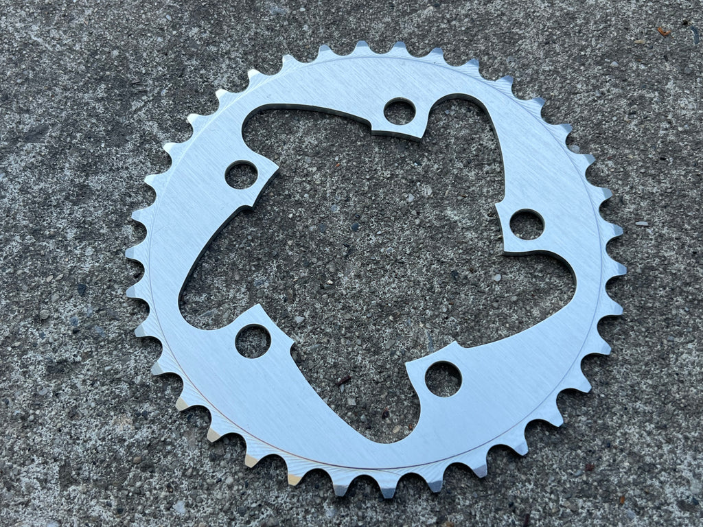 NOS QBP 36T 94BCD Middle Chainring 5 Bolt Silver Vintage MTB Mountain Bike