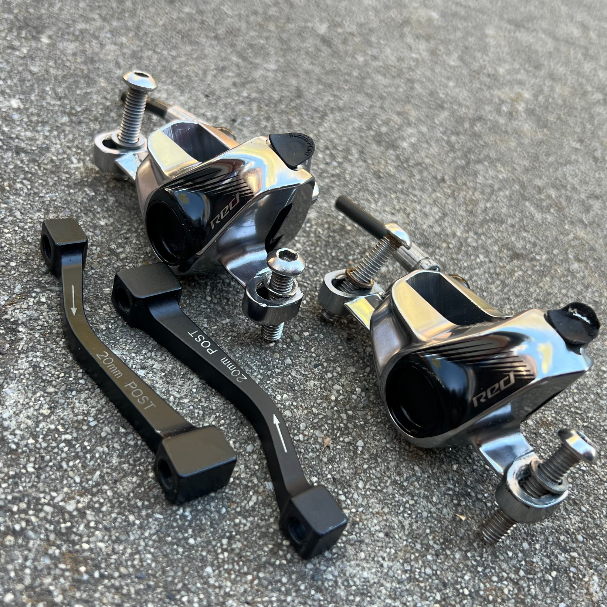 SRAM Red AXS eTap Hydraulic Disc Brake Calipers Pair Road Bike Cycling