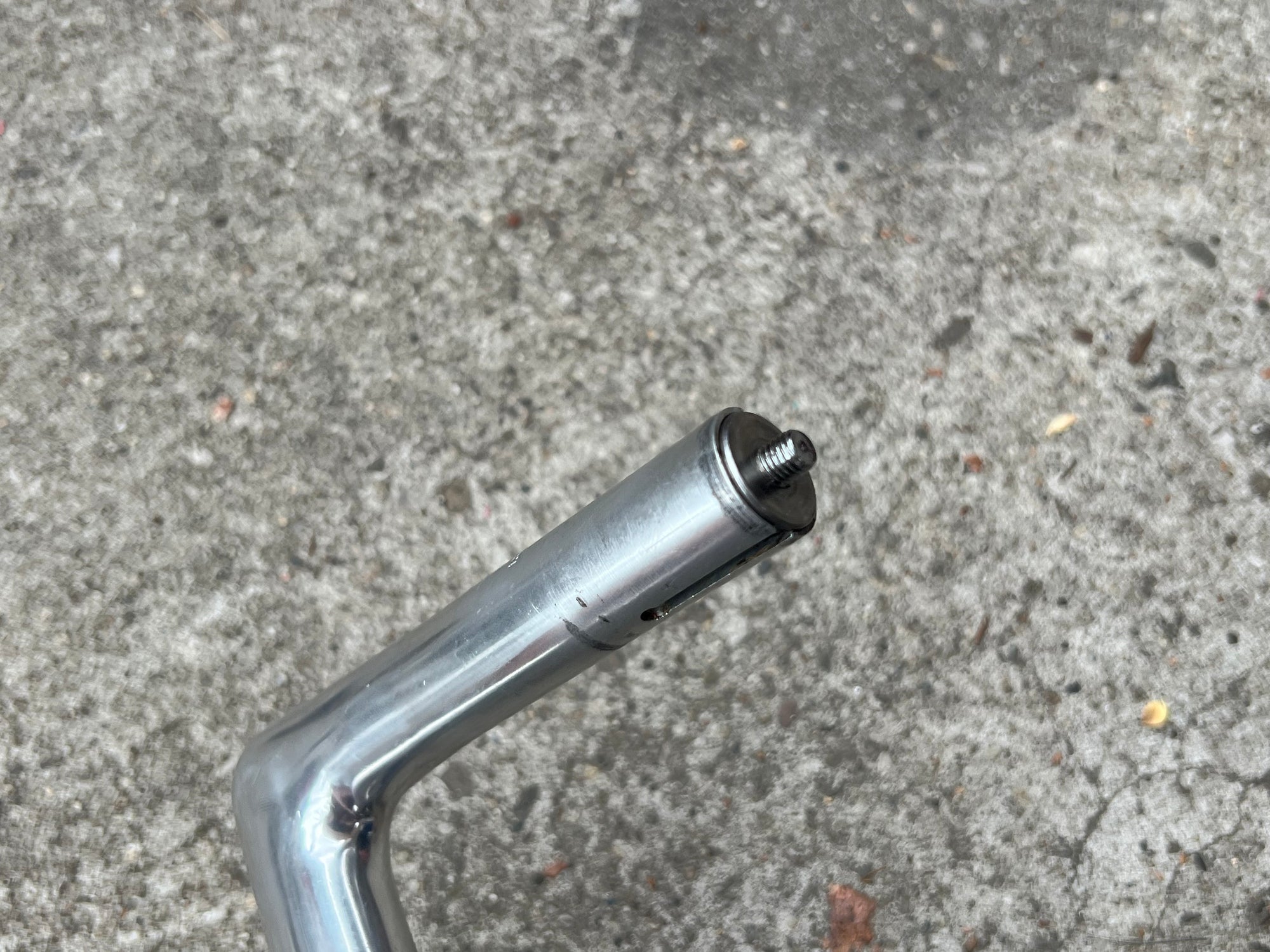 Cinelli 1A 26.4x130mm 1” Road Silver Drop Vintage Road Quill Stem