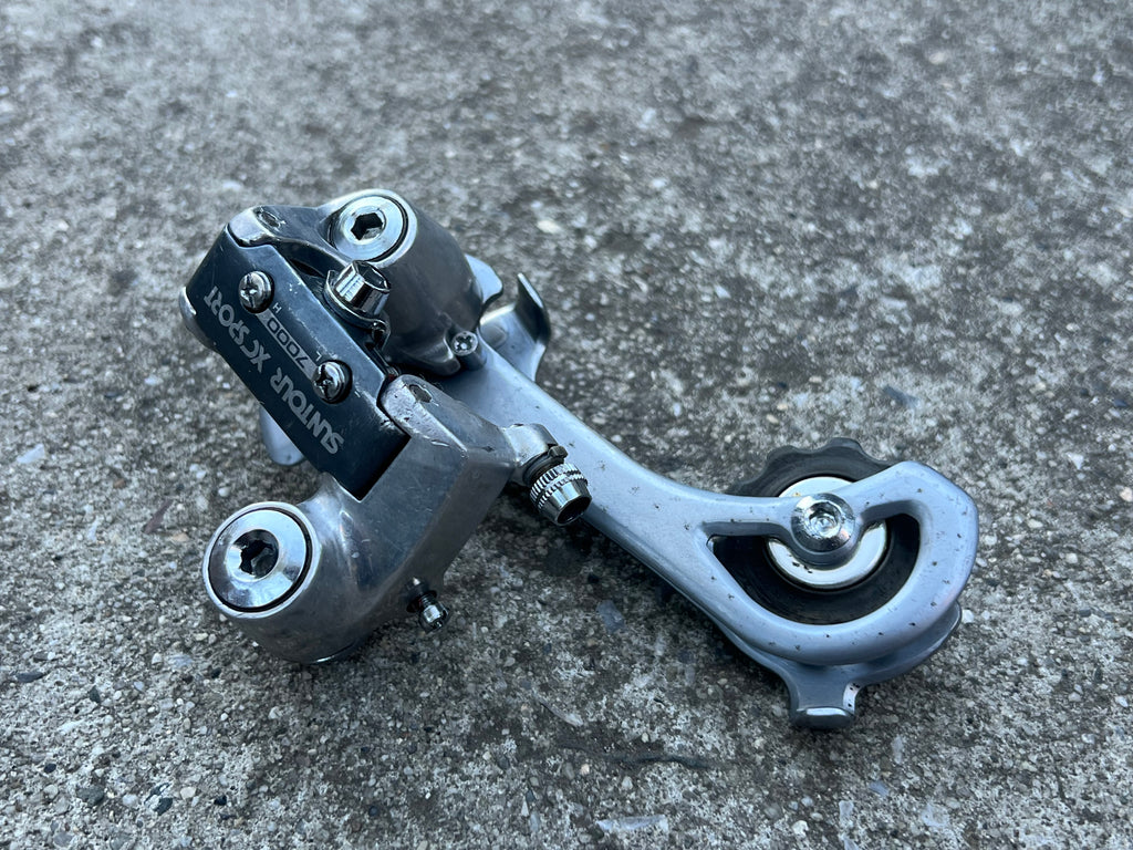 REBUILT Suntour XC Sport Long Cage 7 Speed Vintage MTB Rear Derailleur