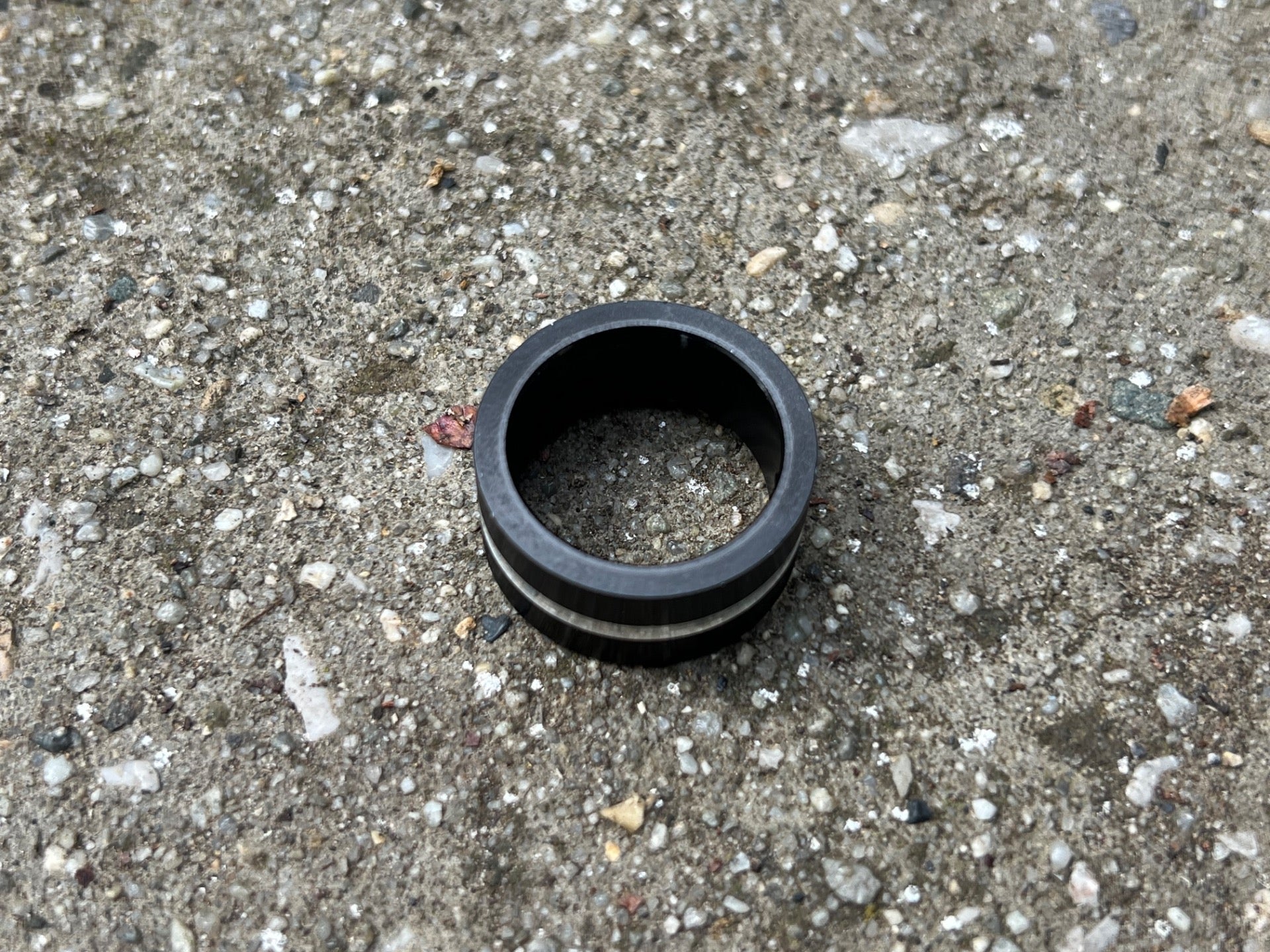 NOS 21.1mm 1/2in Height BMX Stem Stiffener Flex Fighter Black Vintage Retro - Image 3