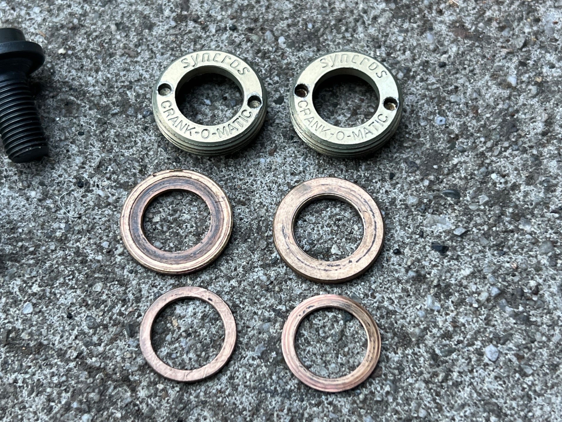 Syncros Crank O Matic Self Extracting Bolts Crank-o-matic Vintage Titanium MTB - Image 3
