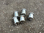 Used FSA Double Chainring Bolts and Nuts 5 Bolt Aluminum T30 Torx Silver Road Bike-Bicycle Bin