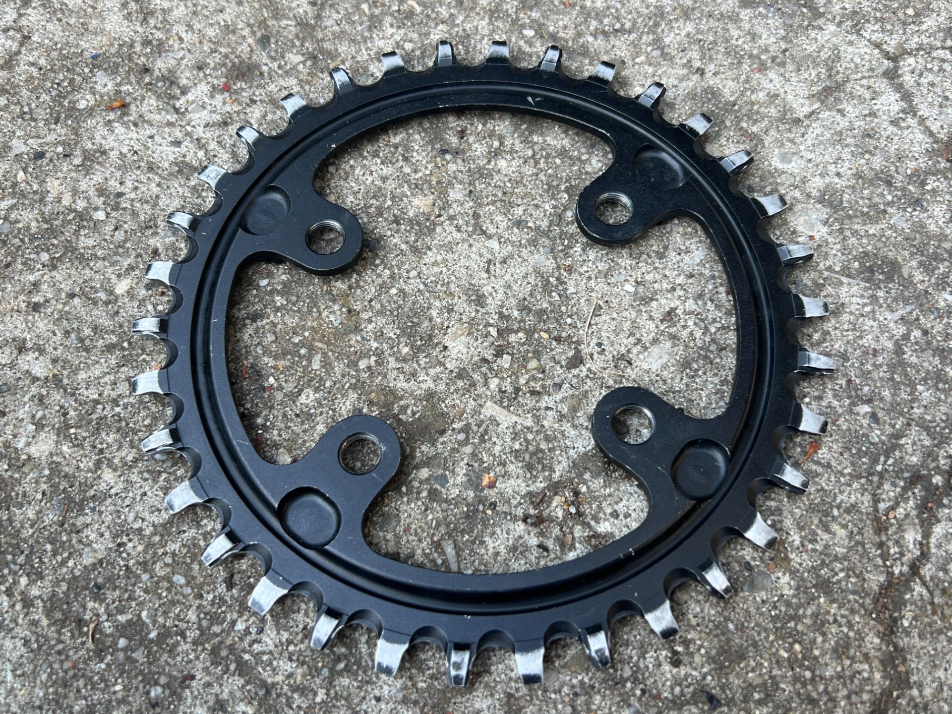 SRAM XX1 X-Sync 34T 11 Speed 76BCD Asymmetrical Chainring Black Silver MTB - Image 3