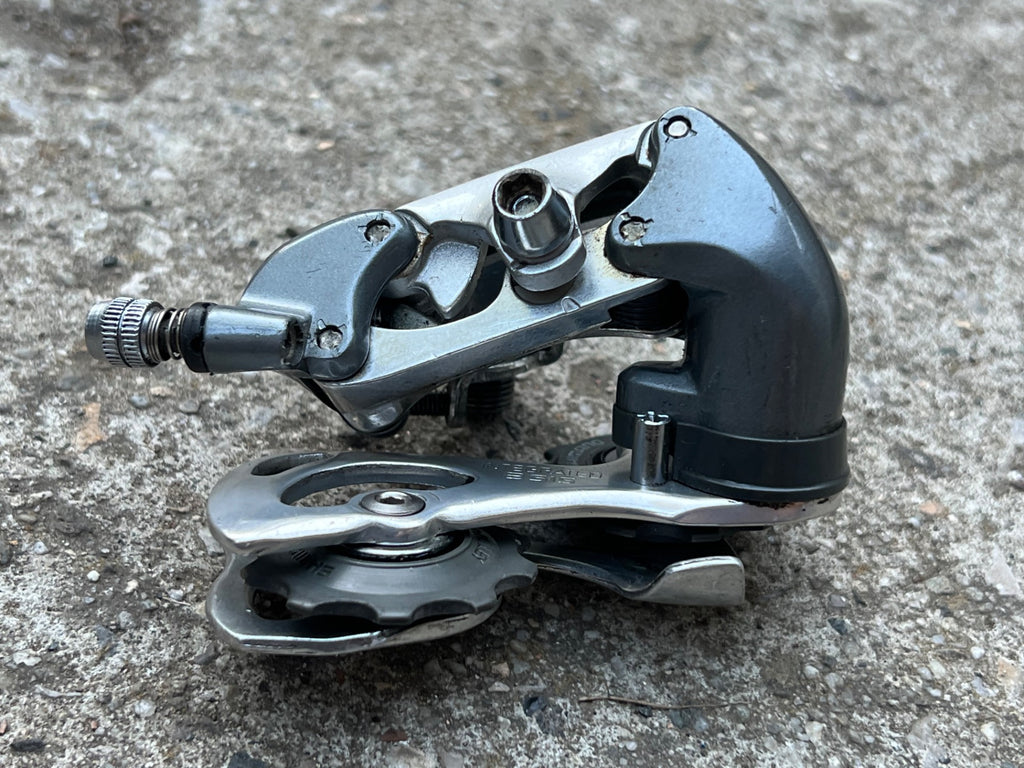 Used Shimano RD-6401 Short Cage Rear Derailleur 8 Speed Vintage Retro Road Bike Gray-Bicycle Bin