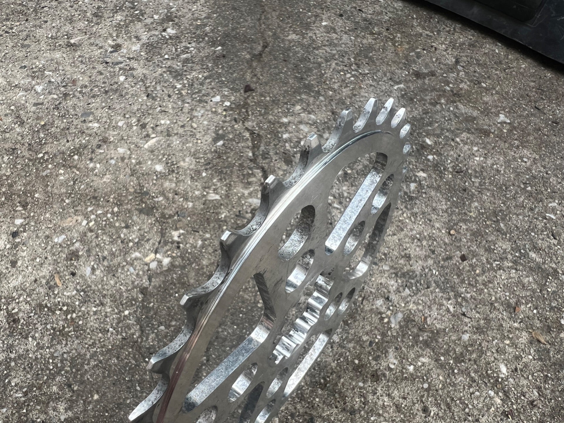 White Industies 32T ENO Chainring Silver Vintage Mountain Bike MTB Gravel Retro  - Image 3