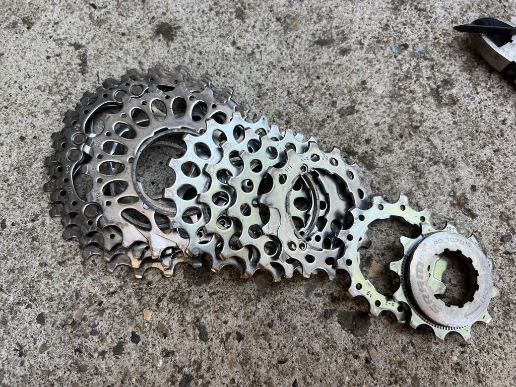 SRAM PG 1070 12-25T 10 Speed Cassette Gravel Road Bike Chrome Silver MTB  - Image 3