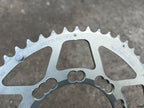 Used Rotor 110BCD 52T Tooth Chainring Q Rings Oval Road Bike Racing Silver OCP-Bicycle Bin