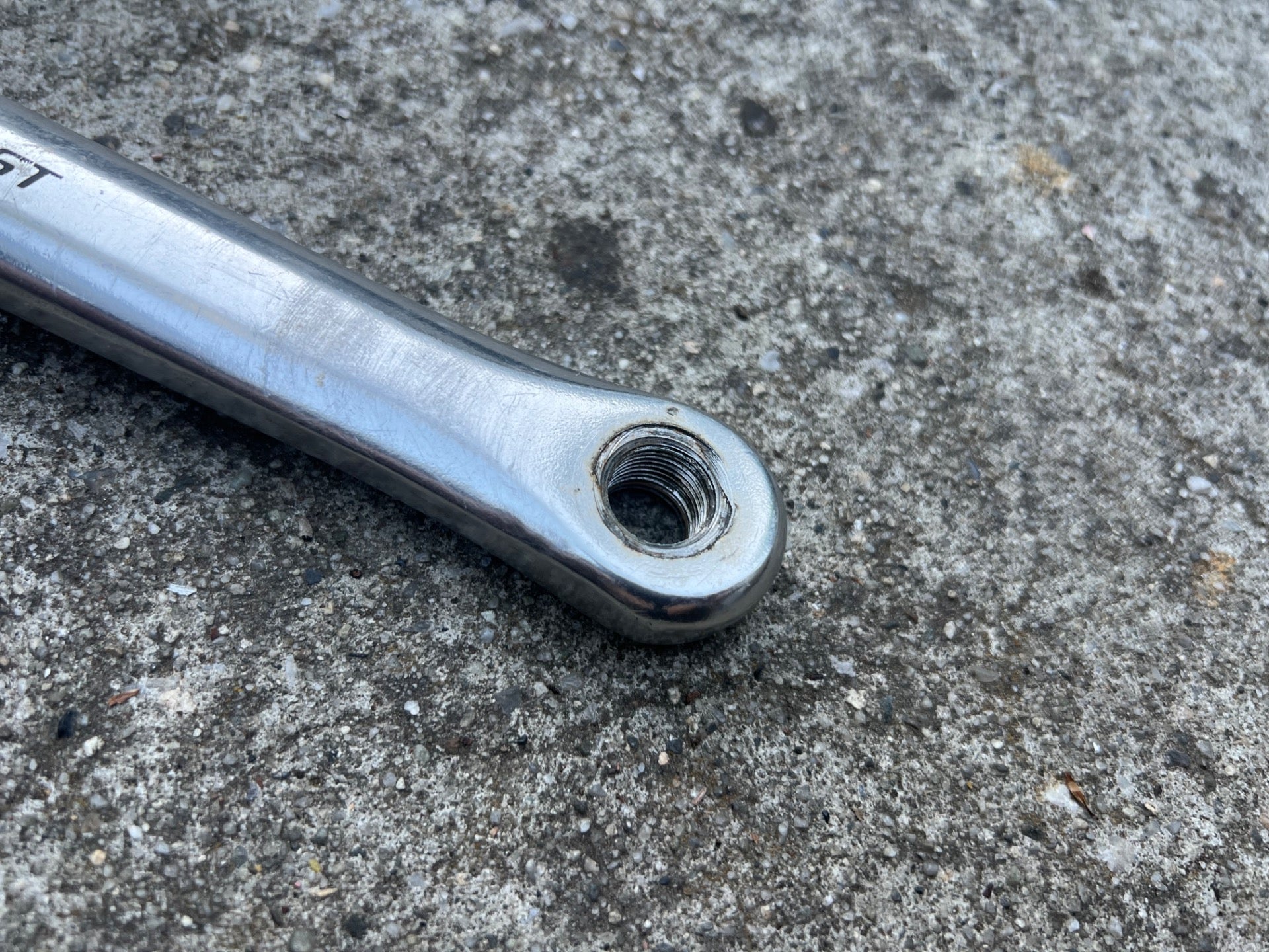 Sugino GT 175mm Non Drive Side Left Crank Arm Square Taper Vintage Road Touring  - Image 3