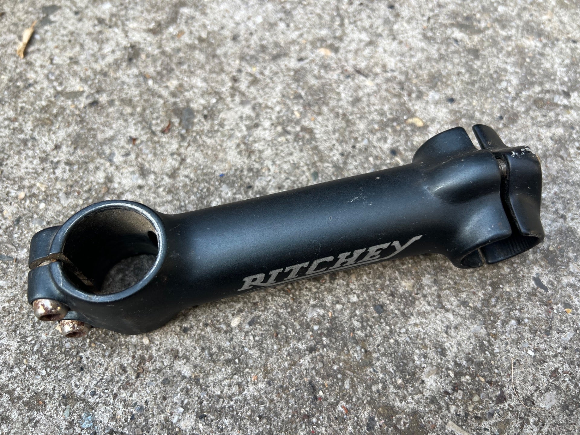 Ritchey 25.4x125mm 1 1/8” Threadless Stem Vintage Retro MTB Mountain Bike Black  - Image 3