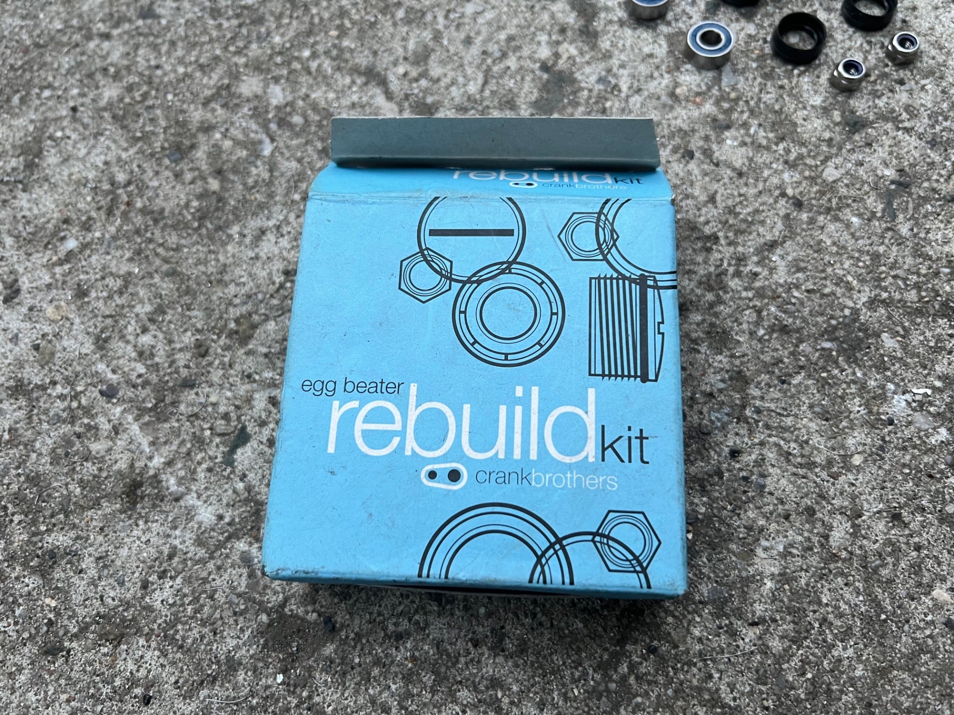 Crankbros Eggbeater Rebuild Kit Bearings Bushings Seals Clipless Pedals MTB  - Image 3