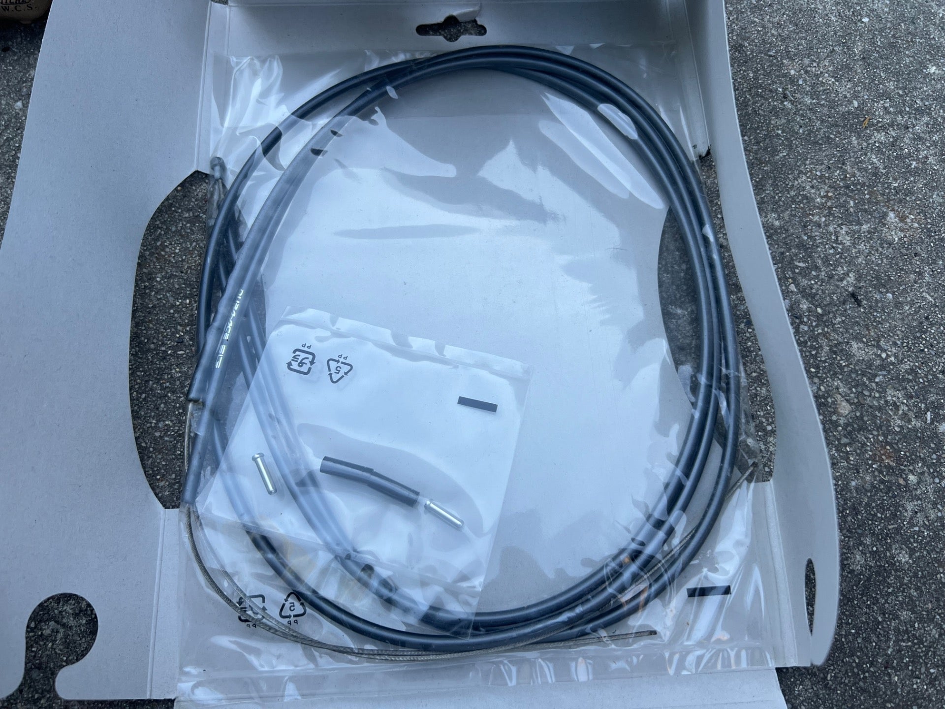 NOS NEW Shimano Dura Ace Brake Cable & Housing Set Dark Gray Road Bike 7700 7800 - Image 3