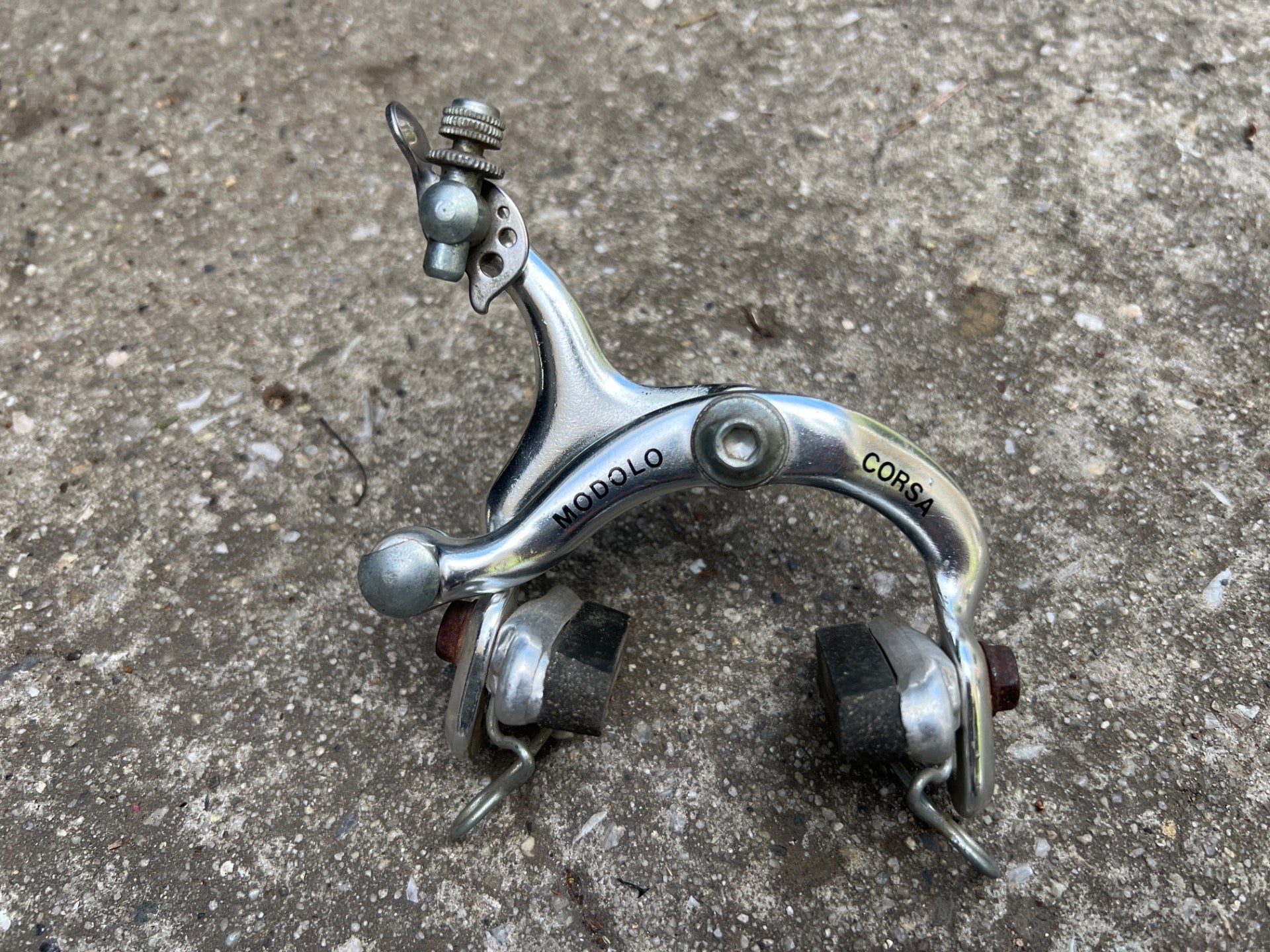 Modolo Corsa Brake Set Brakes Front & Rear Silver Vintage Road Bike Retro - Image 5