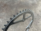 Used Takagi 112 BCD 50T 3 Bolt Steel Chainring 5 Speed Vintage Chrome Road Touring-Bicycle Bin