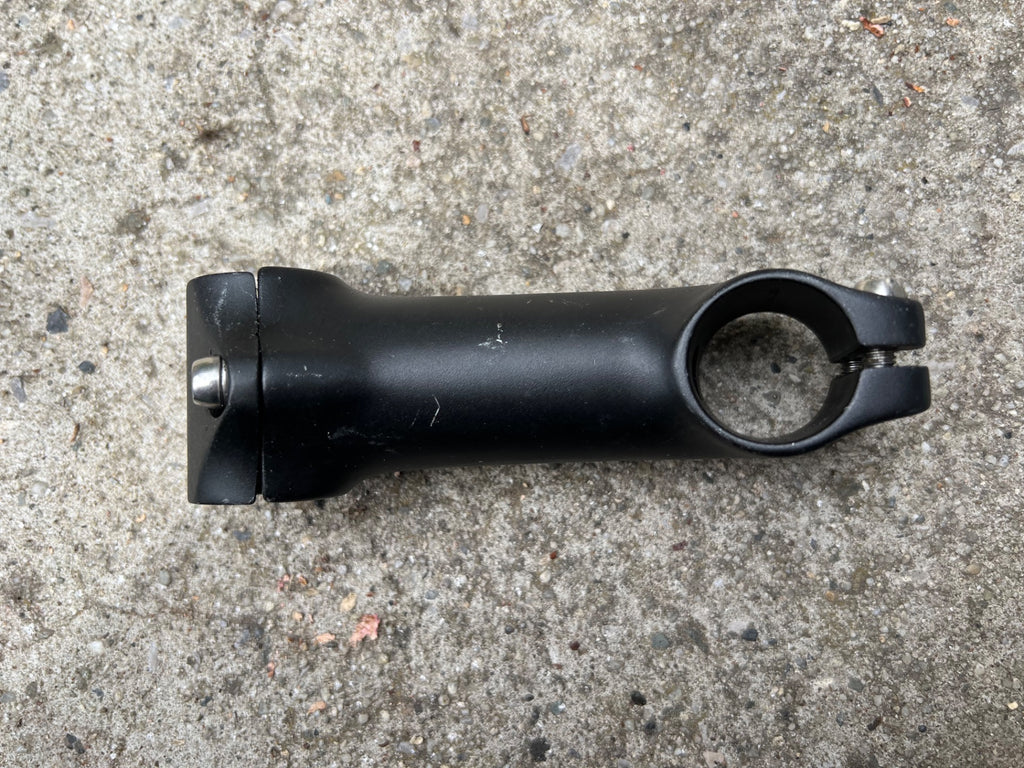 Bianchi 25.4x110mm 1 1/8” Threadless Stem Vintage Retro Road CX XC Gravel Black - Image 3