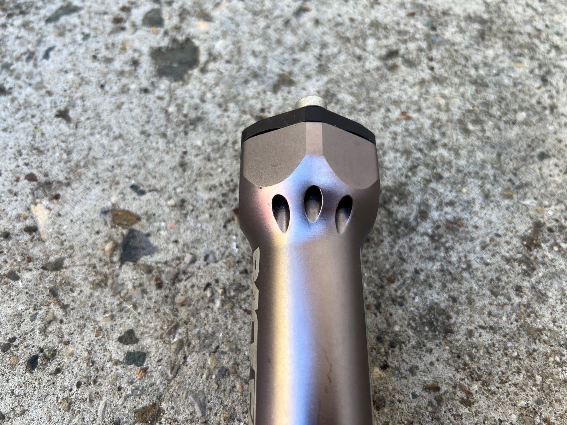 Raceface System Stem 135x25.4mm 1 1/8” Threadless 5 Deg Black Silver MTB Vintage - Image 3