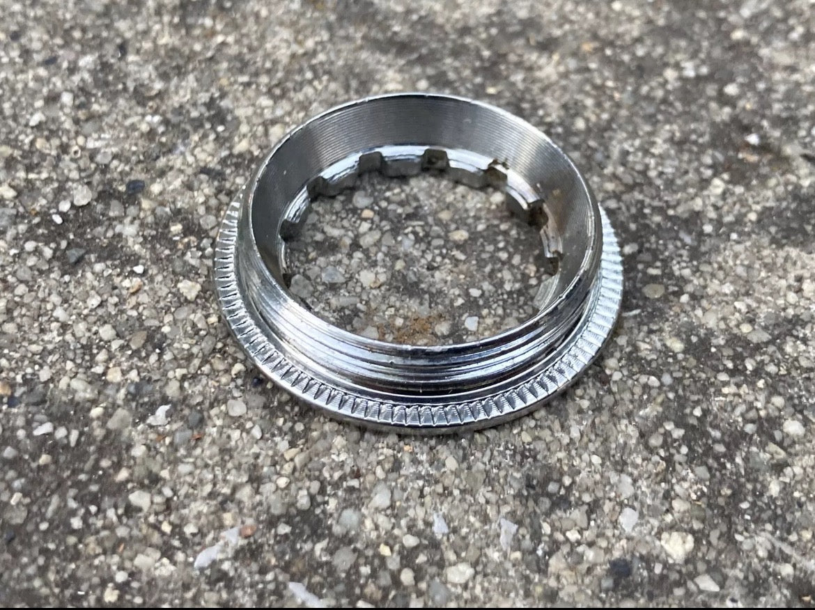 NICE Miche Cassette Lockring 30.5x1 For Shimano Freehubs Chrome 11 Tooth Cogs - Image 3
