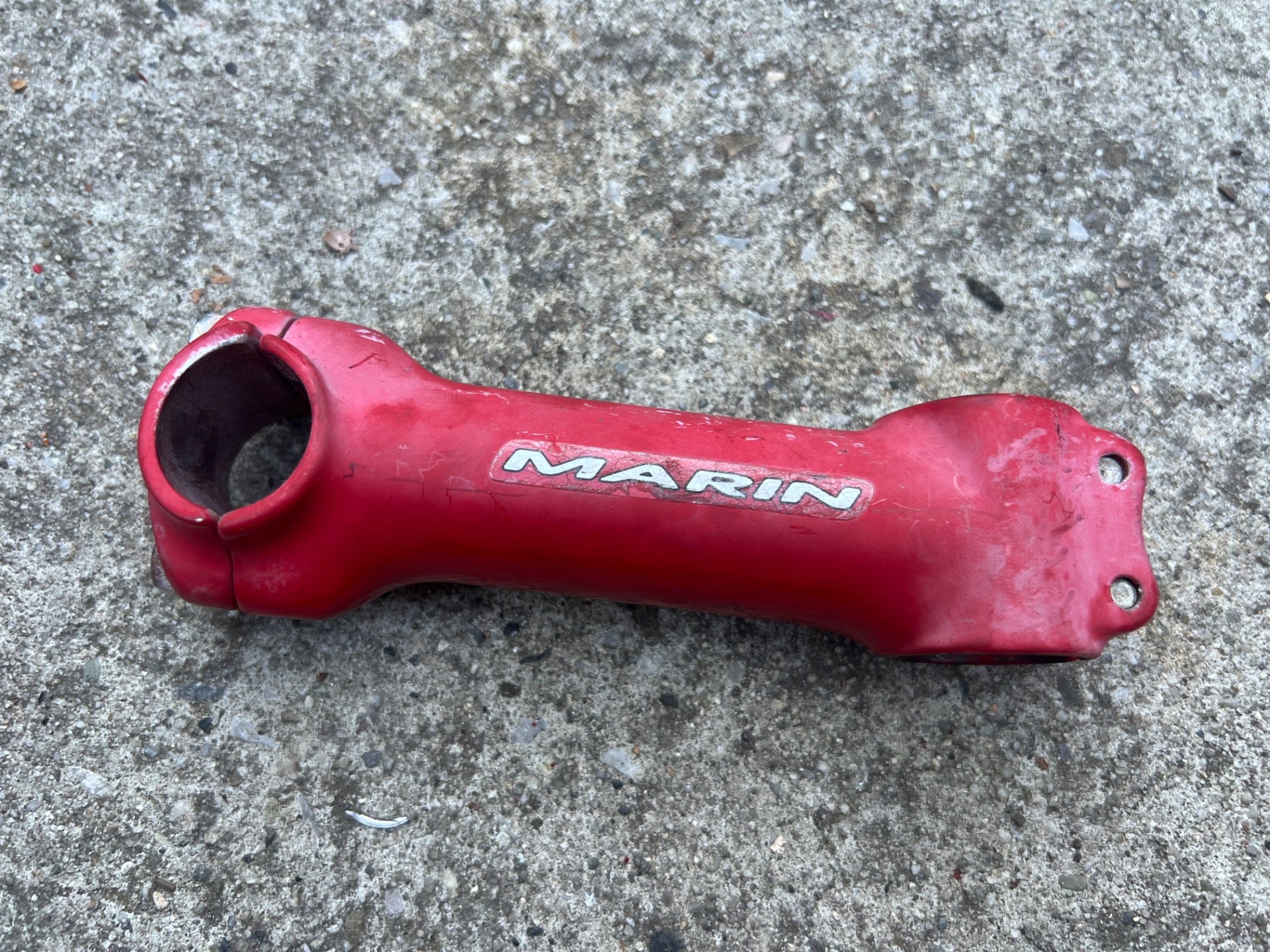 Marin Threadless 1 1/8” Stem 120x25.4mm Red 5 Degree MTB Hybrid Bike Commuter  - Image 3