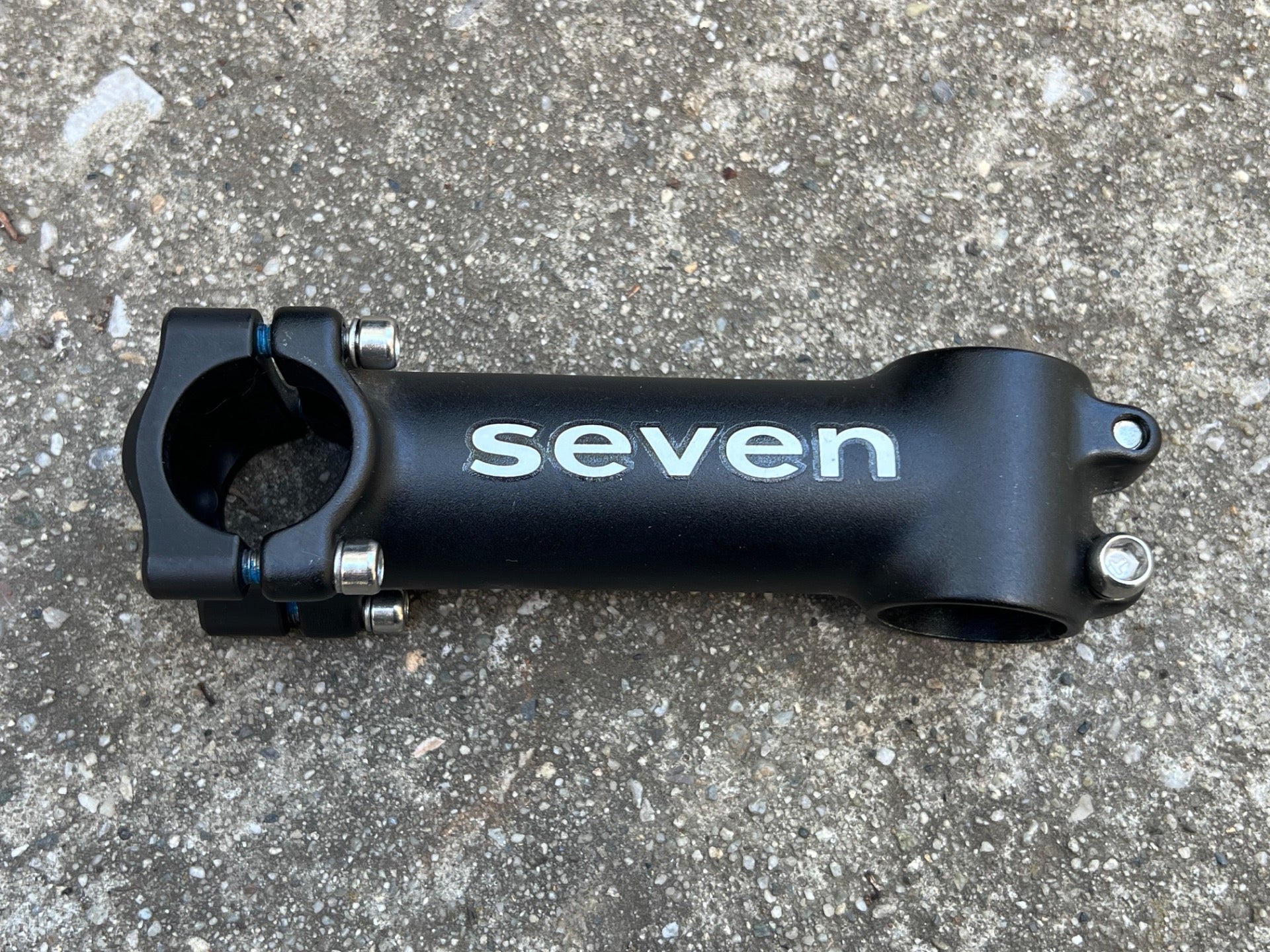 MINT Seven Cycles 110x26.0mm Stem -6 Deg Rise 1 1/8” Black Road Bike Aluminum  - Image 4