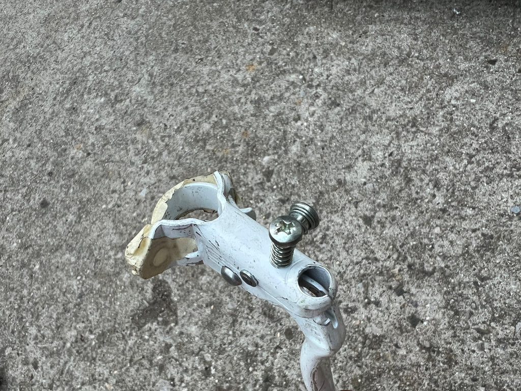 Dia Compe MX White Left Front Brake Lever Vintage BMX Bike Retro Freestyle OG  - Image 3