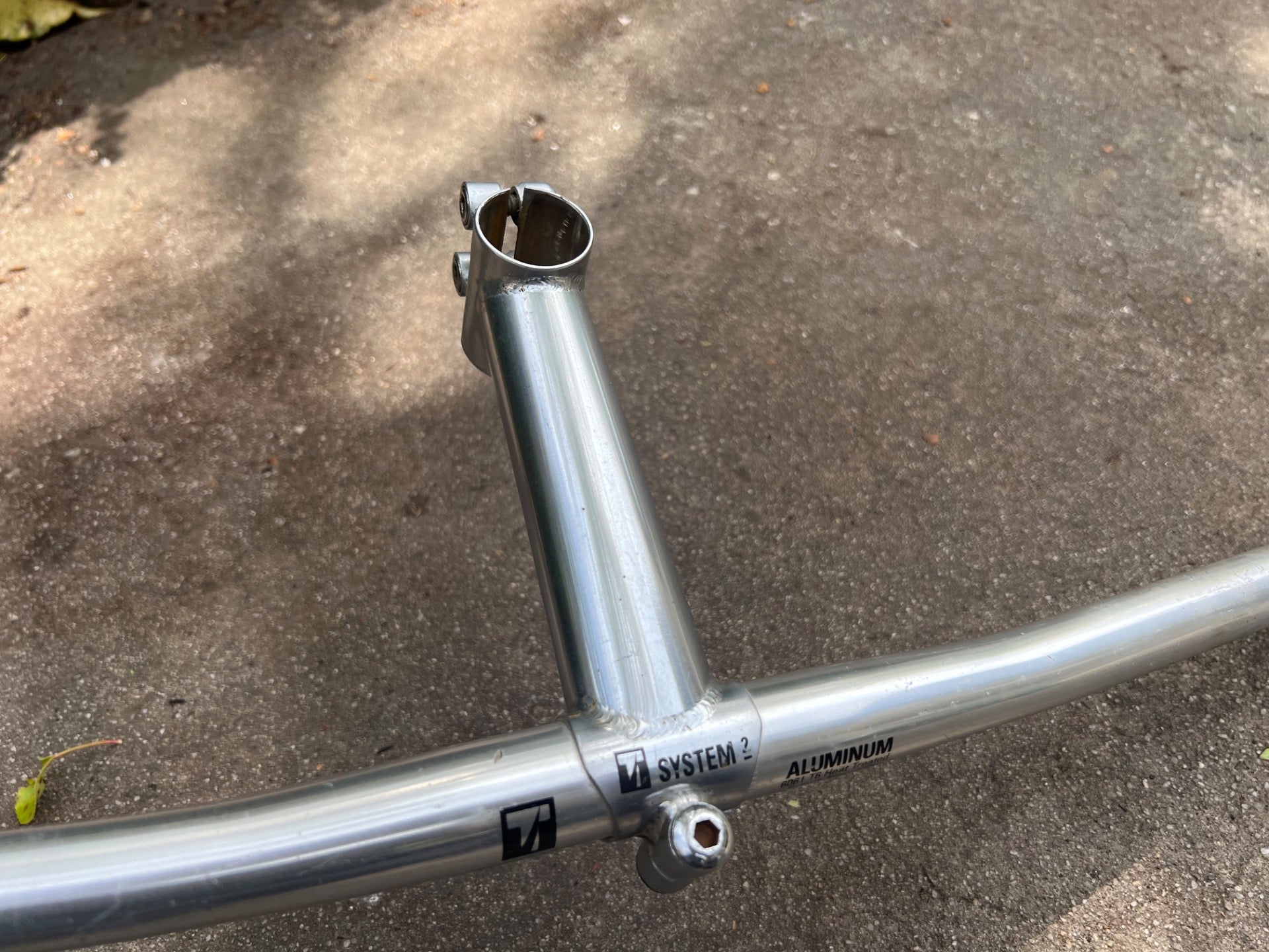Trek T System 2 Bar & Stem Combo 1 1/8in Threadless 550mm 135mm Vintage MTB  - Image 3