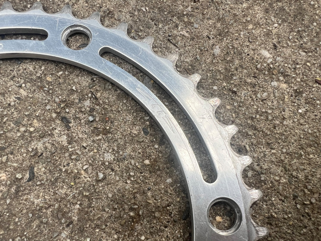 Campagnolo 151 BCD 44T 3/32” Chainring Vintage Road Track Silver Campy 5 Bolt - Image 3