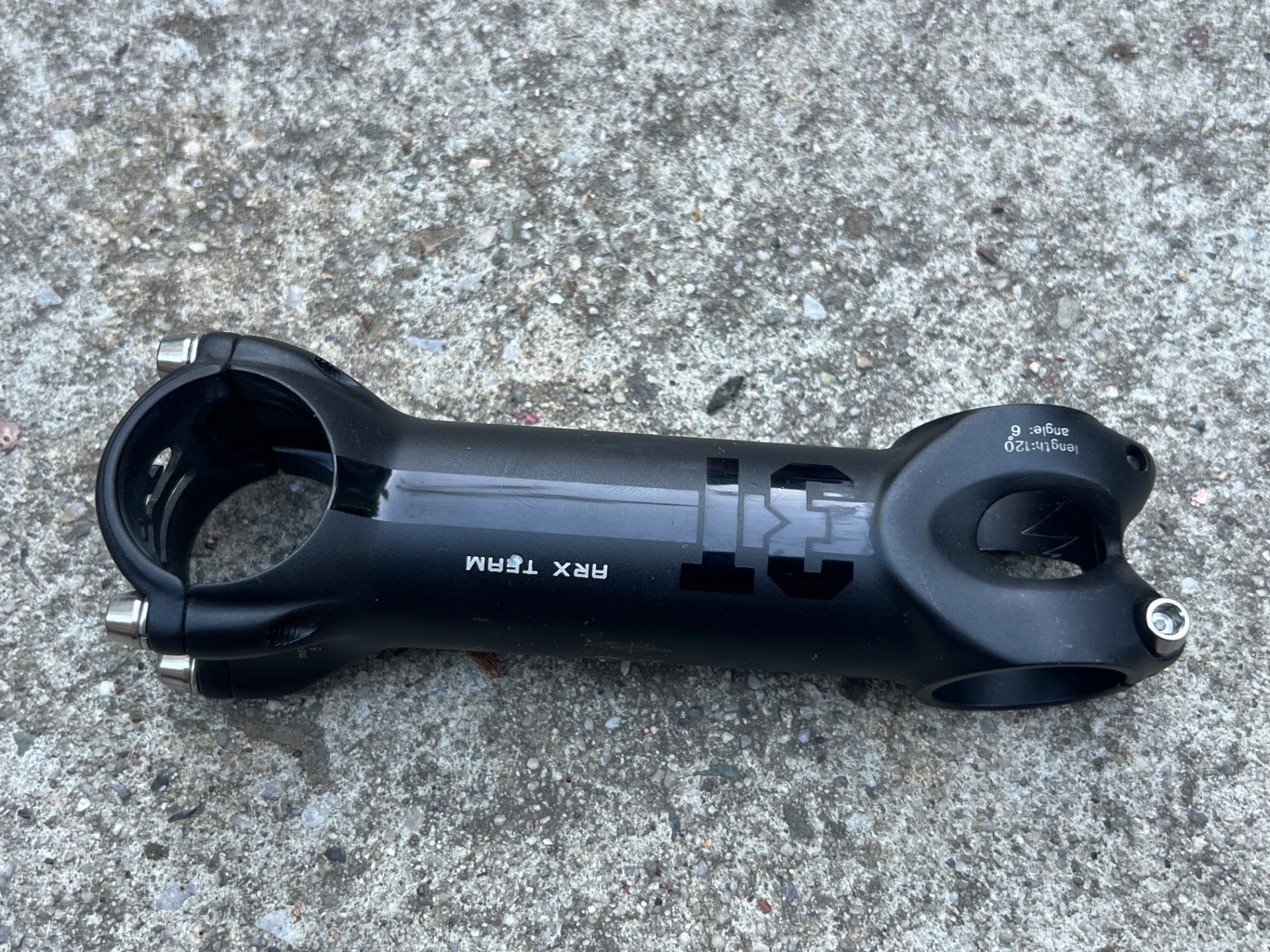 3T ARX Team 1 1/8” Threadless 120x31.8mm Stem Titanium Bolts 135g Black Road  - Image 3