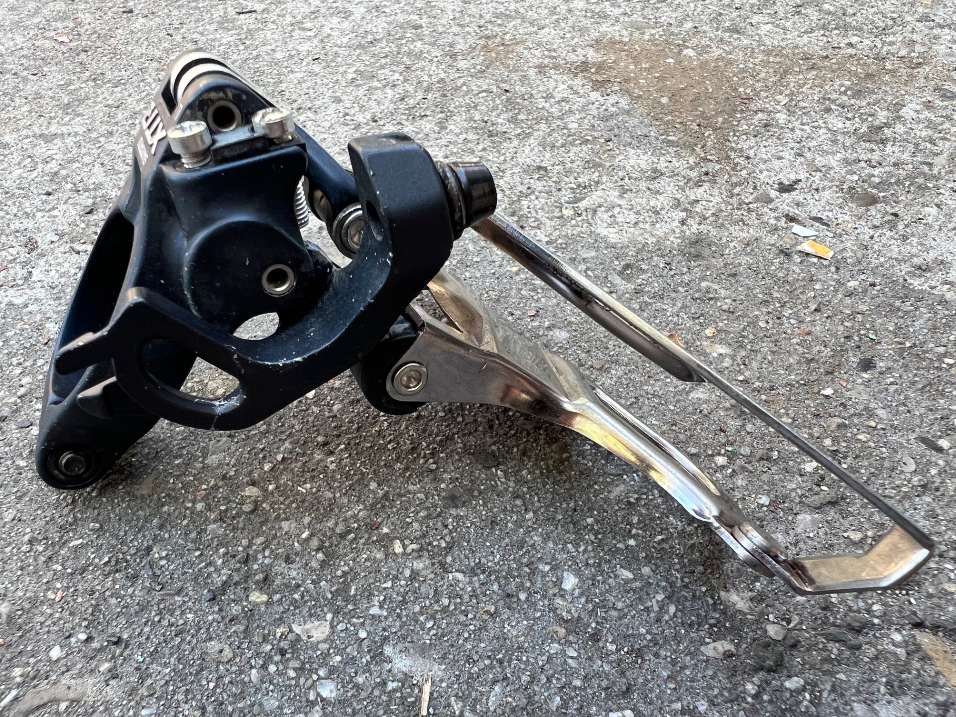 Shimano XTR FD-M971 34.9mm Dual Pull Front Derailleur High Clamp MTB 3x9  - Image 3