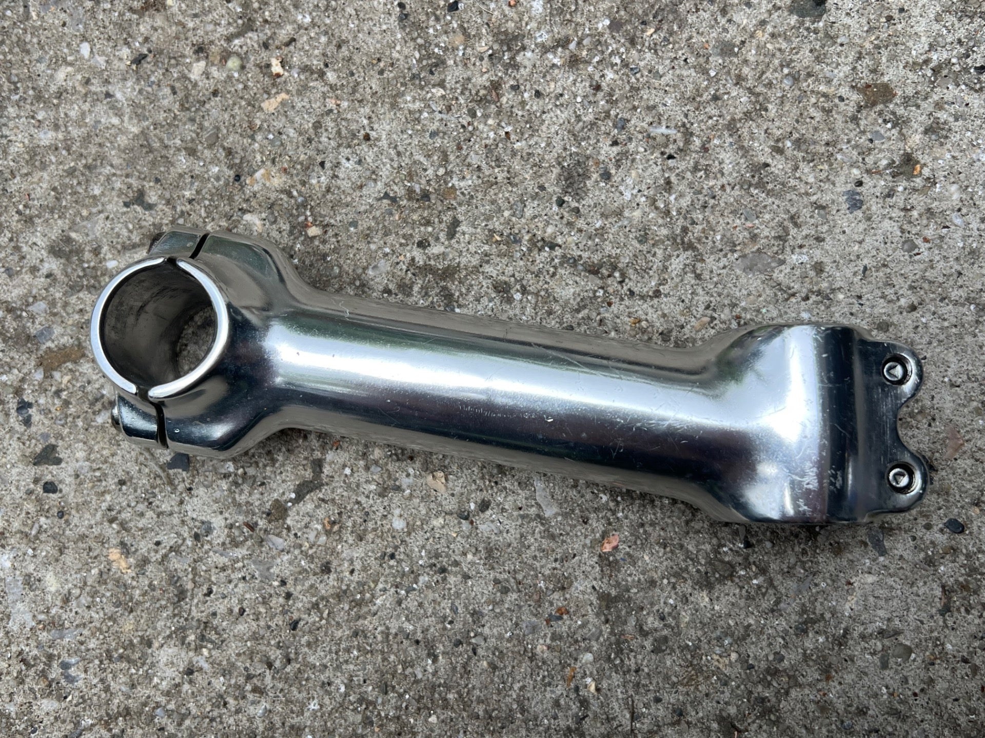 Trek System 2 25.4x135mm 1 1/8” Threadless Stem Vintage Retro MTB Gravel Silver - Image 3