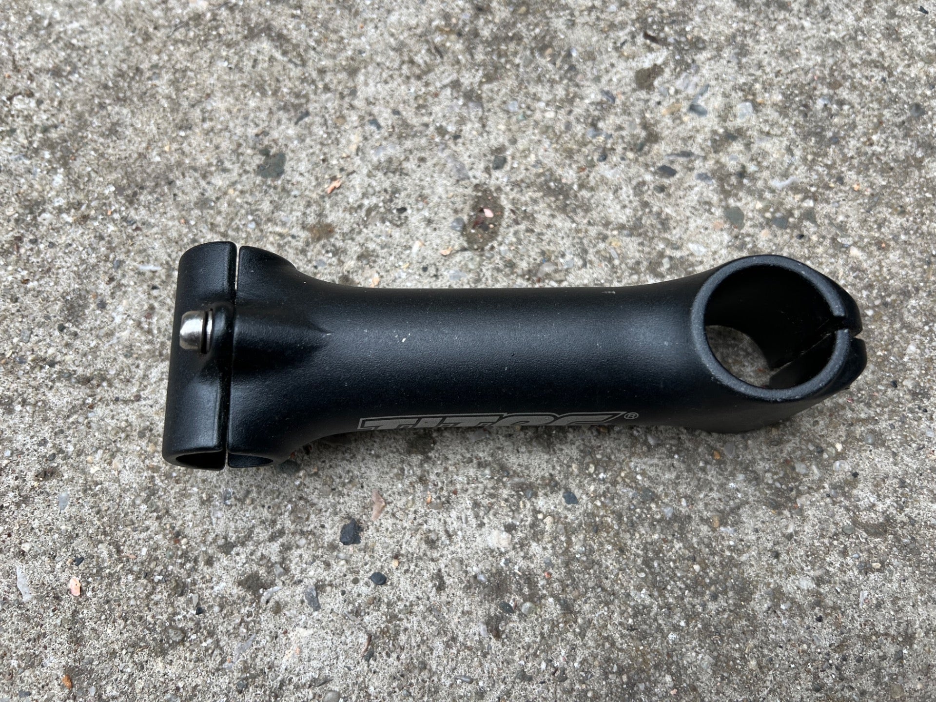 Titec 25.4x135mm 1 1/8” Threadless Stem Vintage Retro MTB Mountain Bike Black - Image 3