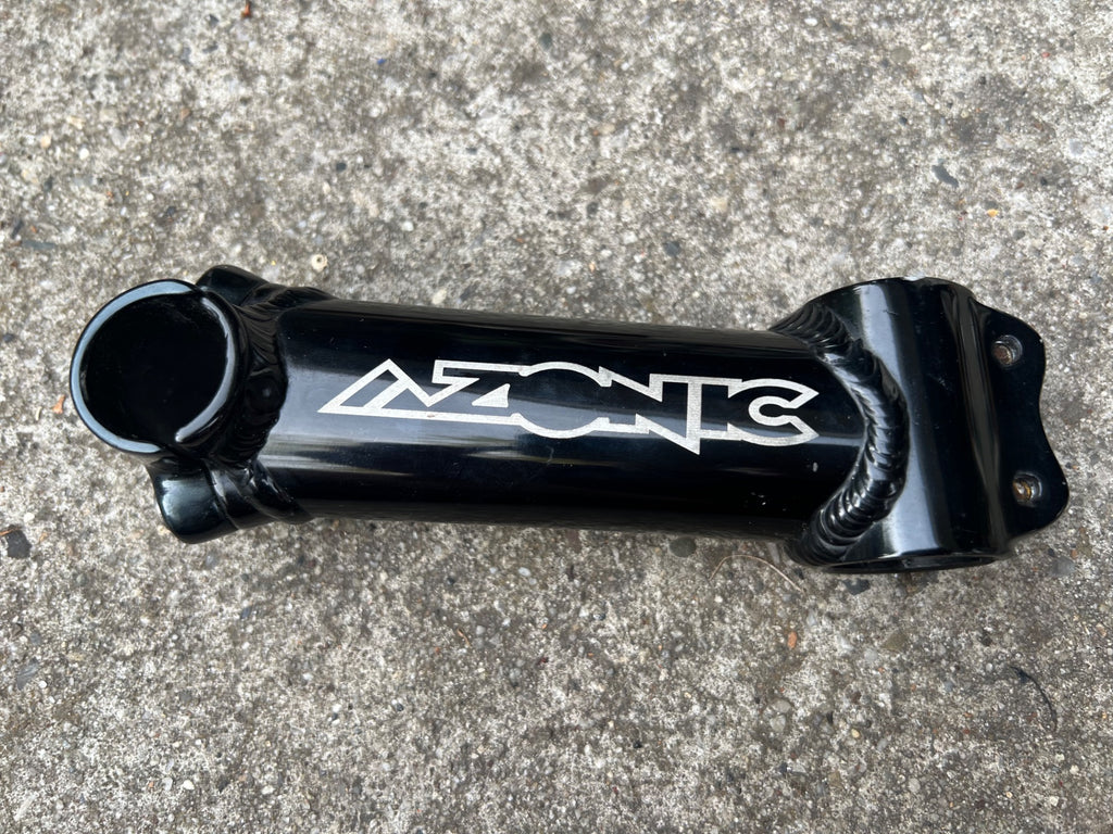 Used Azonic ORC 25.4x135mm 1 1/8” Threadless Stem Vintage Retro MTB Mountain Black-Bicycle Bin