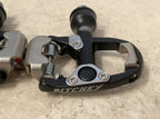 NOS NEW Ritchey Pro SPD-R Road Bike Clipless Pedals Vintage Matte Black Silver-Bicycle Bin