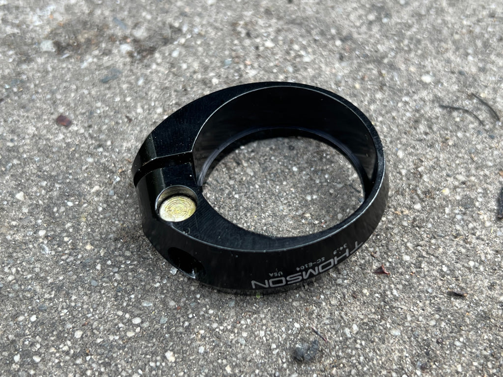 Thomson 34.9mm ID Seat Clamp SC-E104 Seatpost Black Anodized MTB Road Gravel CX  - Image 3