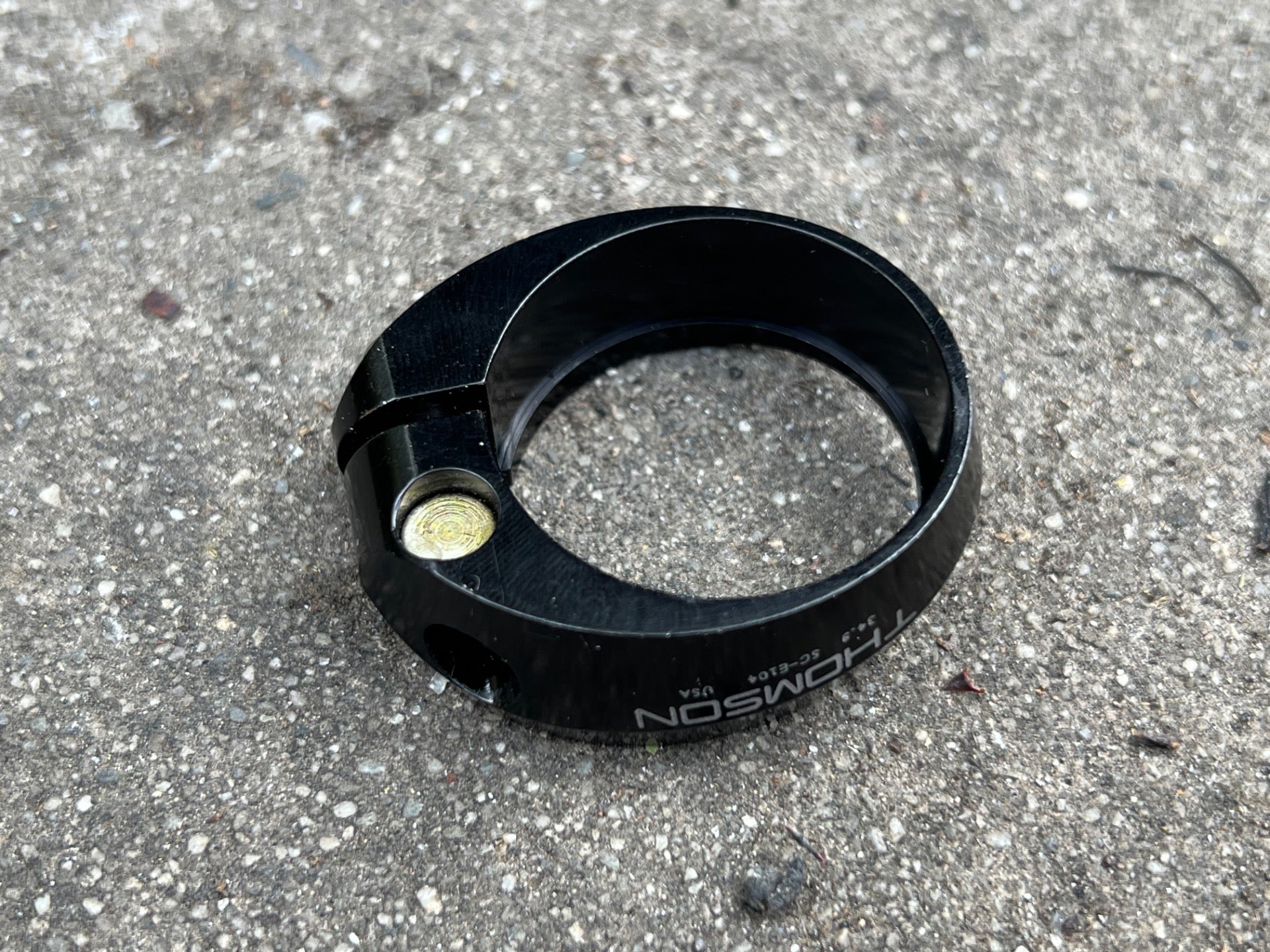Thomson 34.9mm ID Seat Clamp SC-E104 Seatpost Black Anodized MTB Road Gravel CX  - Image 3