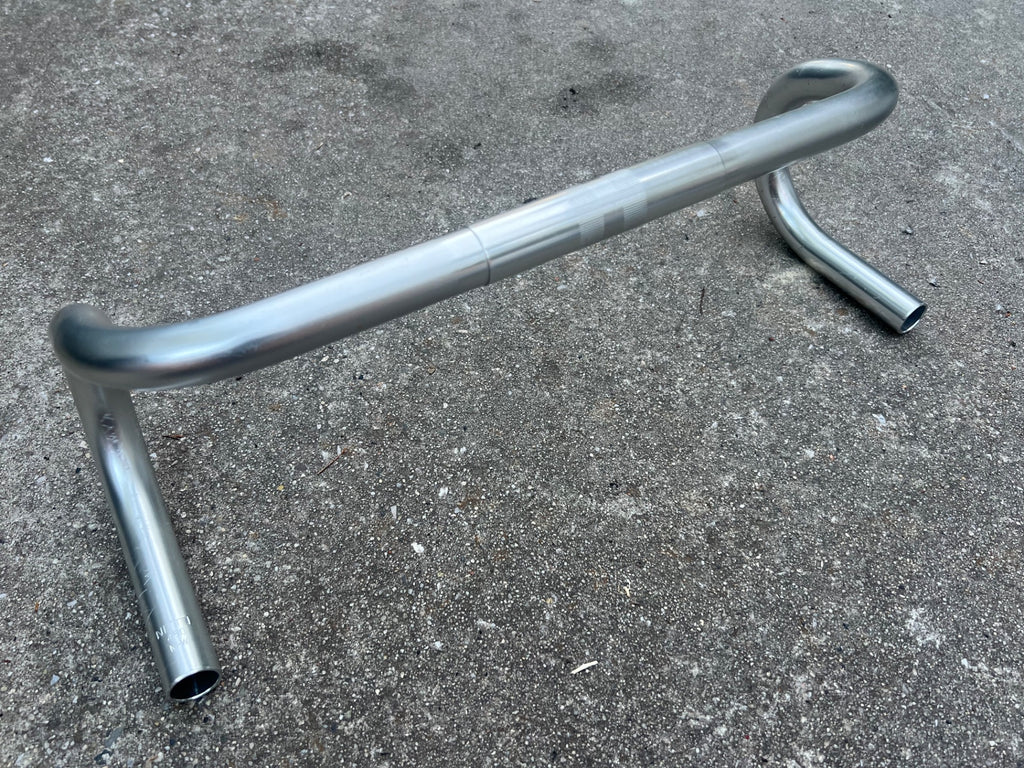 Nitto B115 25.4x450mm Drop Bars Silver Aluminum Wide Touring Road Bike  - Image 4