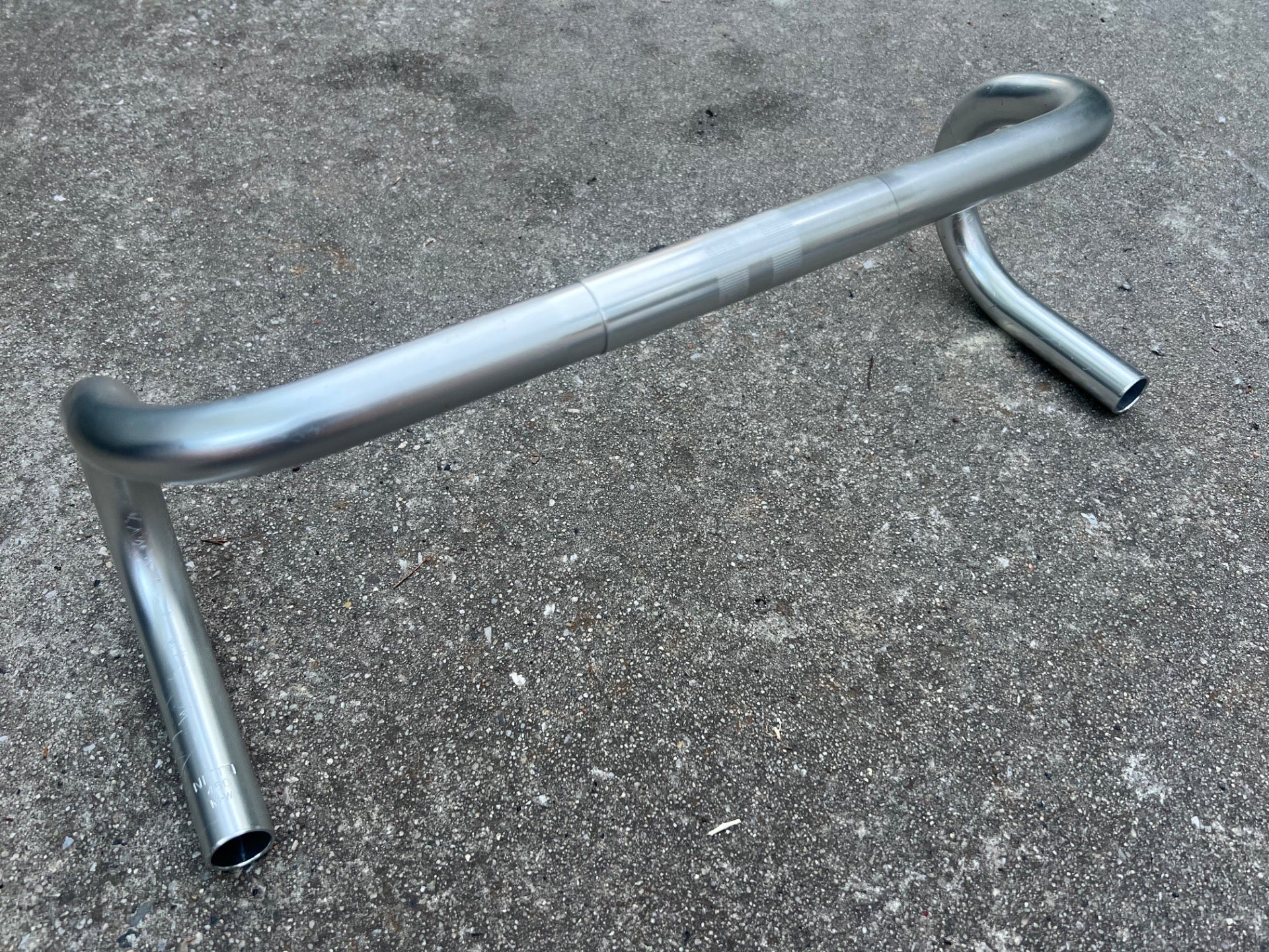 Nitto B115 25.4x450mm Drop Bars Silver Aluminum Wide Touring Road Bike  - Image 4