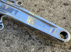 Used MINT Kooka Road Cranks 130 BCD 175mm Silver Vintage Retro Bike CNC Double Rare-Bicycle Bin