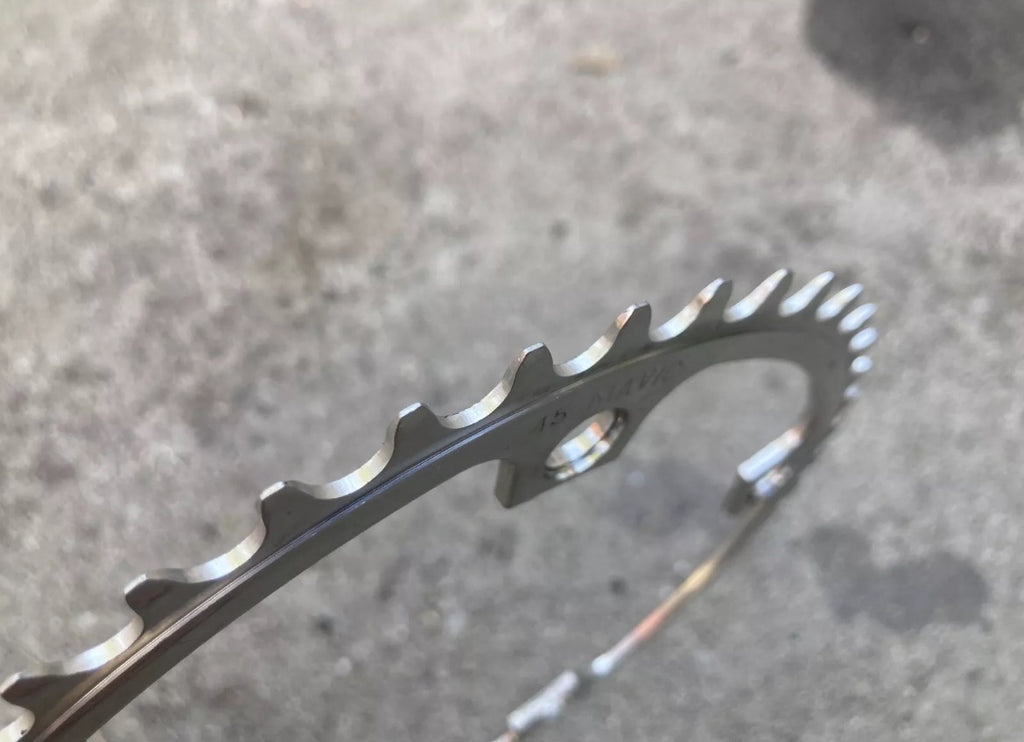 NOS Mavic 45T 144BCD Chainring Silver Vintage Fits Campy 600 Road Bike Retro - Image 3