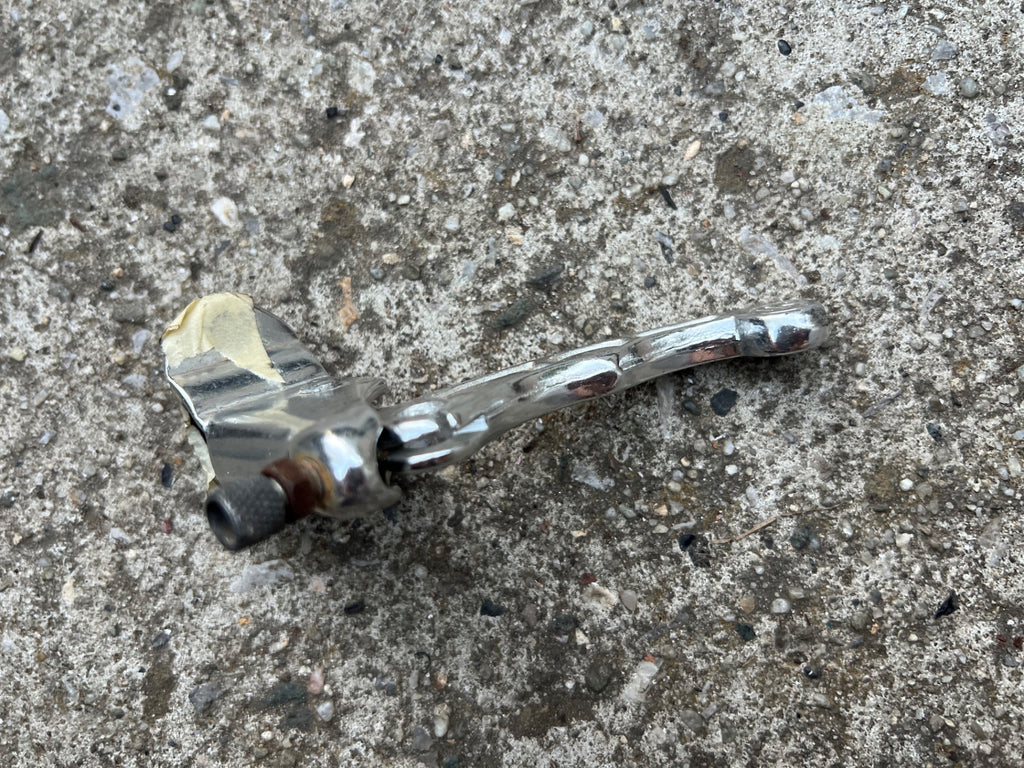 MX Silver Right Rear Brake Lever Vintage BMX Bike Retro Freestyle OG  - Image 3