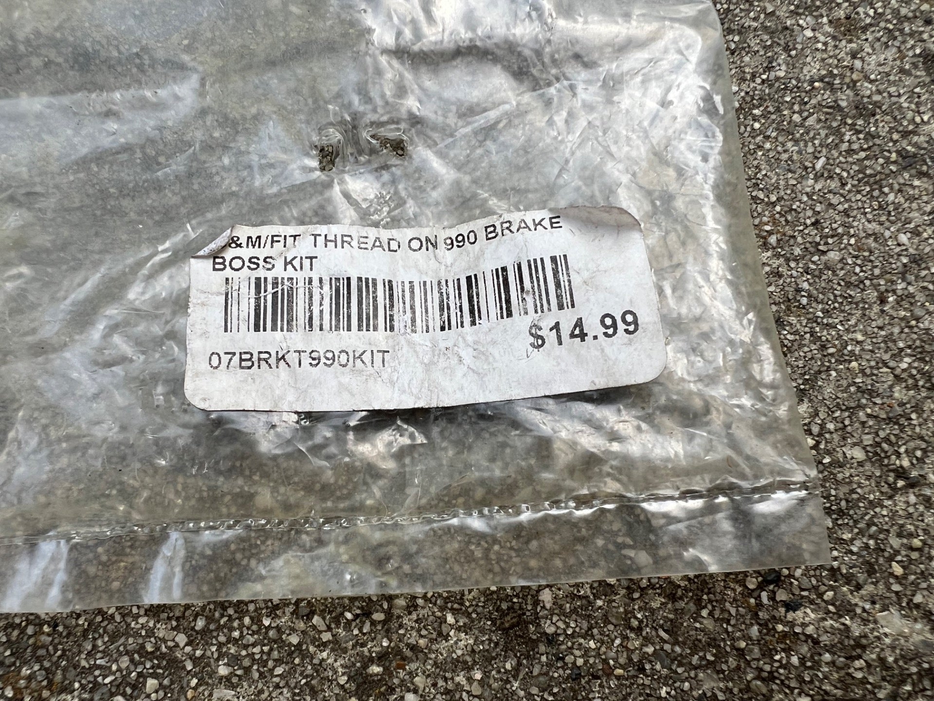 S&M Replacement Thread-On 990 U-Brake Mount Kit BMX 6x1mm (S&M/Fit) - Image 3