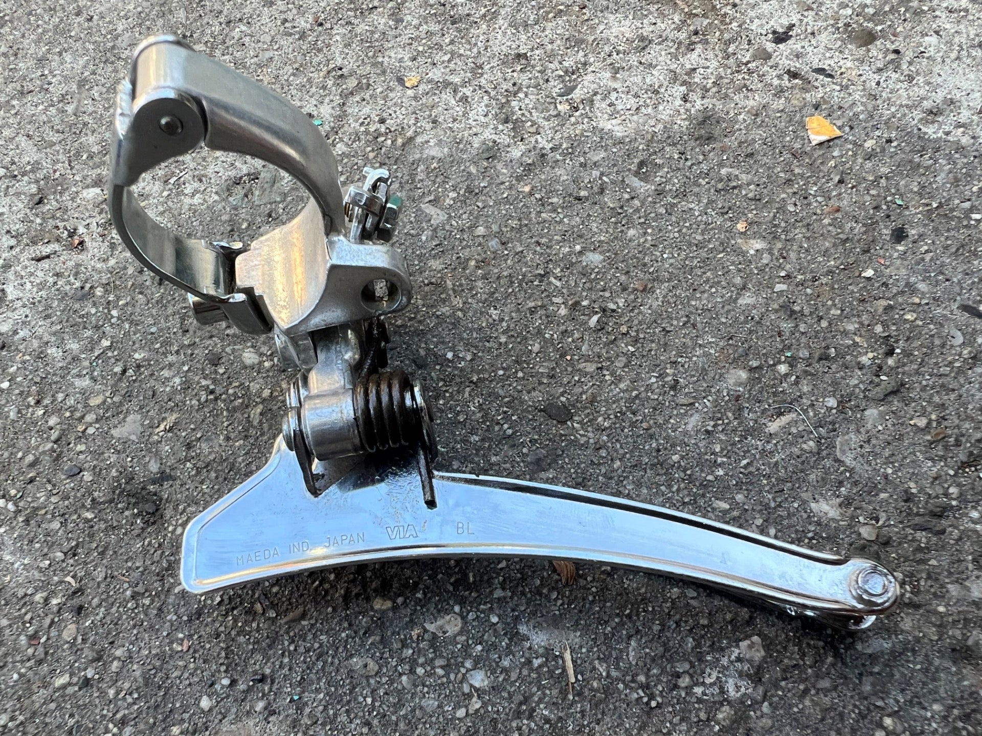 Suntour AR 28.6mm Bottom Pull Front Derailleur Double Vintage Road Retro Chrome - Image 3